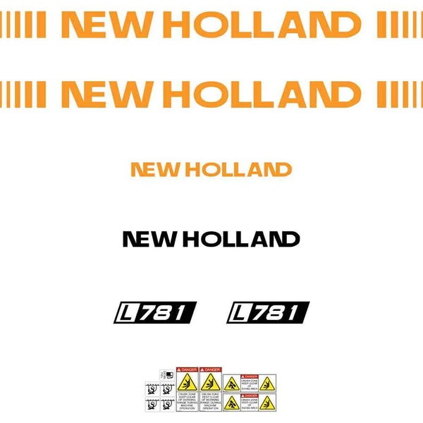 New Holland L781 Decals Stickers