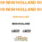 New Holland L785 Decals Stickers