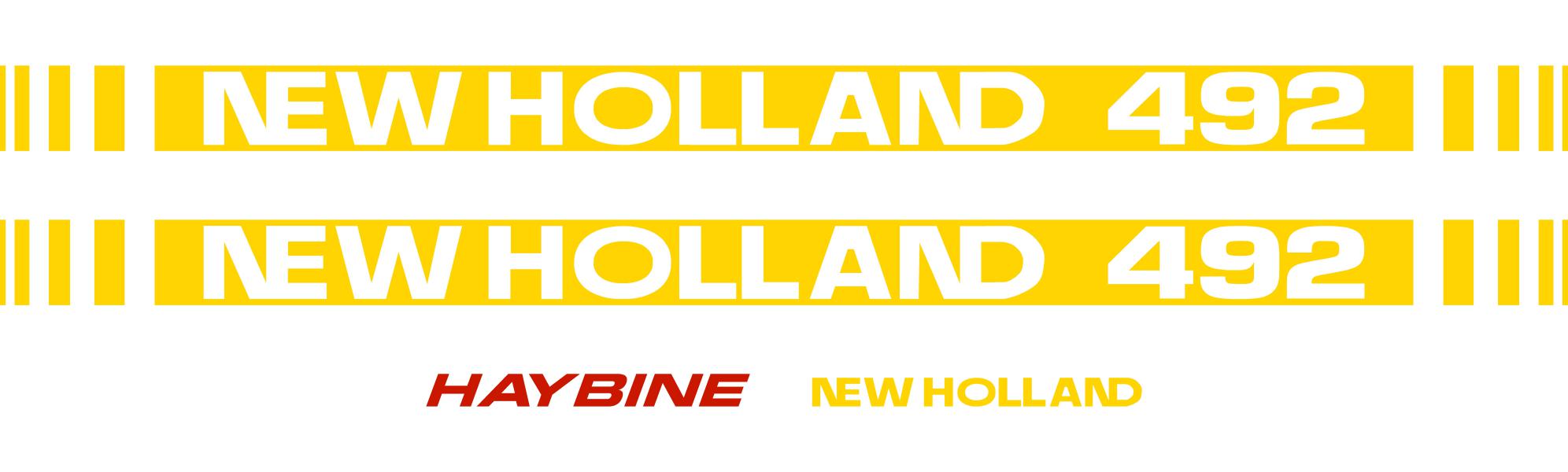 New Holland 492 Decal Kit - Tractor Attachment