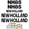 New Holland NH85 Decals Stickers