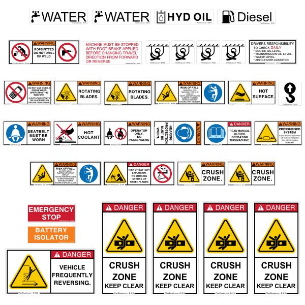 Safety Sticker Kit Safety Sticker Kits