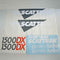 Scat Trak 1500DX Decal Sticker Set