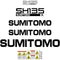 Sumitomo SH135X-3B Decals Stickers 