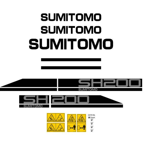 Sumitomo SH200-6 Decal Kit - Excavator