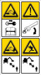 Tractor Hedge Cutter Warning Decal 