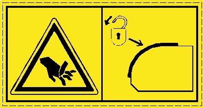 Vertidrain Guard Lock Decal 