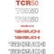 Takeuchi TCR50 Decals Stickers Kit