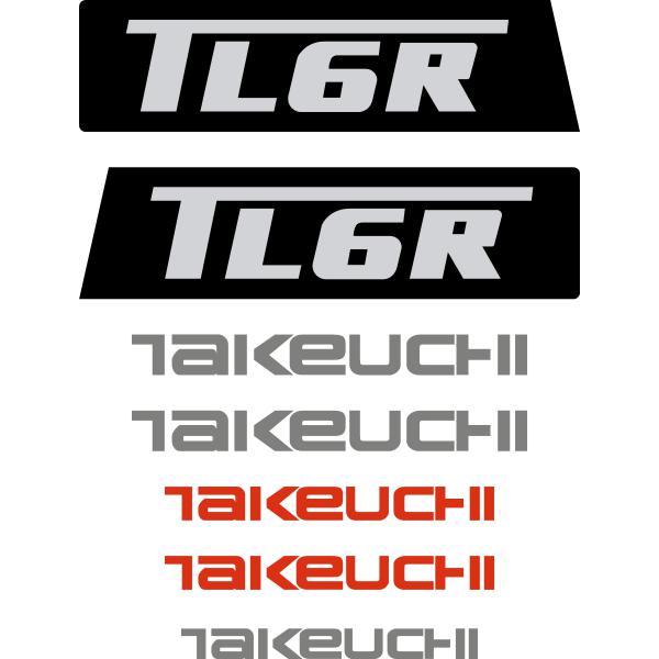 Takeuchi TL6R Decals