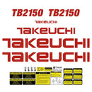 Takeuchi TB2150 Decals