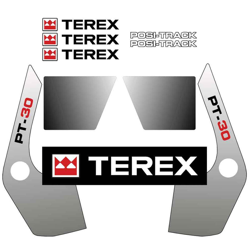 Terex PT30 Decals Stickers Kit (LATER 2011 ON)