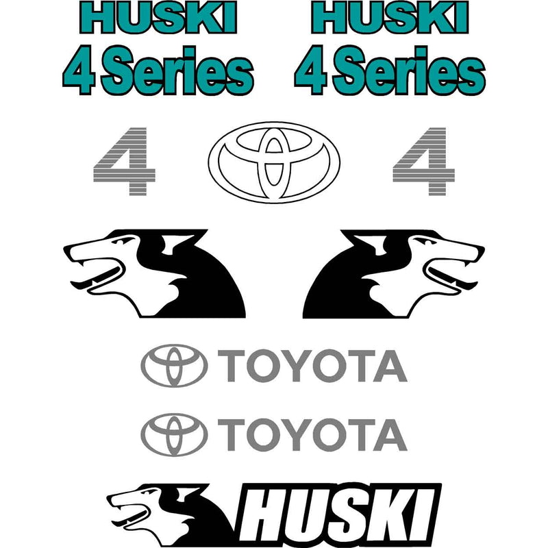Toyota Huski 4SDK4 Decal Sticker Set