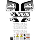 Toyota Huski 4SDK4 Decals Later 5SDK Style