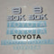 Toyota Huski 3SDK8 Decal Sticker Set