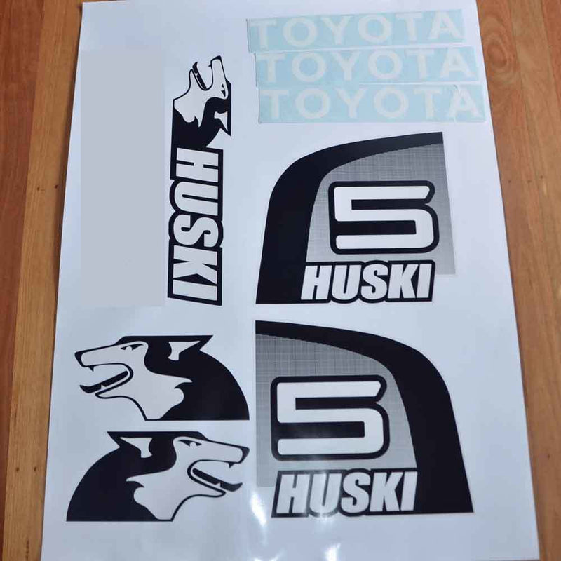Toyota Huski 5SDK5 Decal Sticker Set