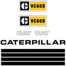 VC60D Decals Stickers Set