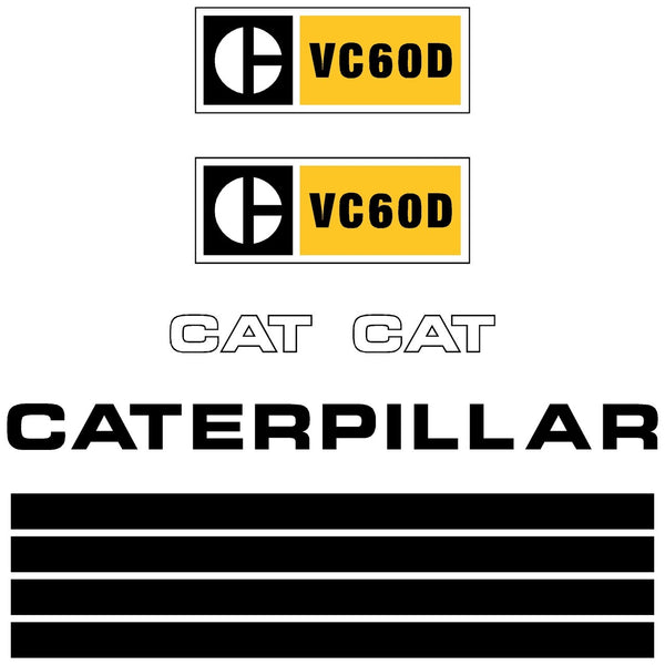 VC60D Decals Stickers Set