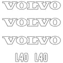 Volvo L40 Decals 