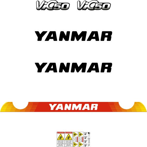 Yanmar Vio50-6 Decals Stickers Kit