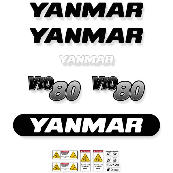 Yanmar Vio80-1A Decals