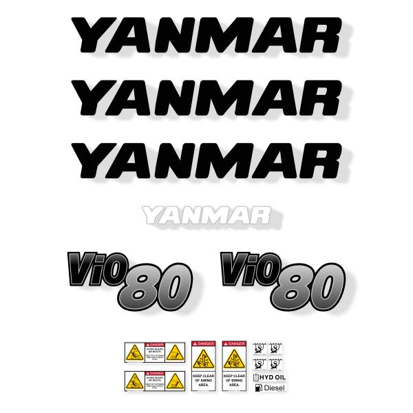 Yanmar Vio80-2B Decals