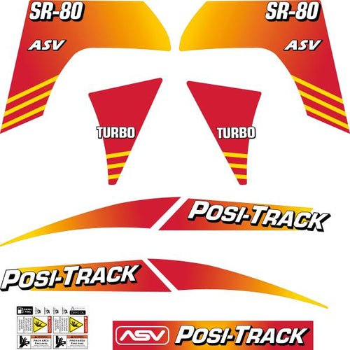ASV SR80 Decals