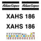 Atlas Copco XAHS186 Compressor Decal Sticker Set