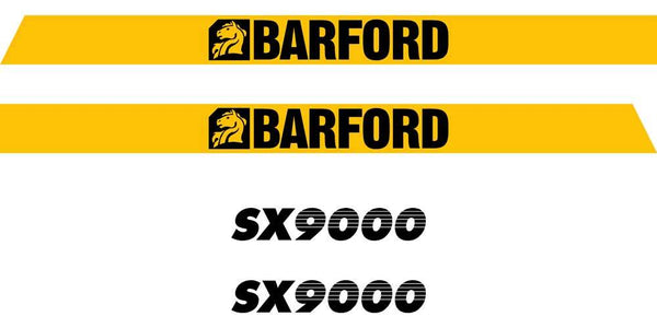 Barford SX9000 Decals Stickers Set