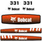 bobcat 331 Decal Kit