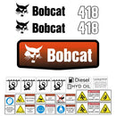 Bobcat 418 Decals Stickers Set