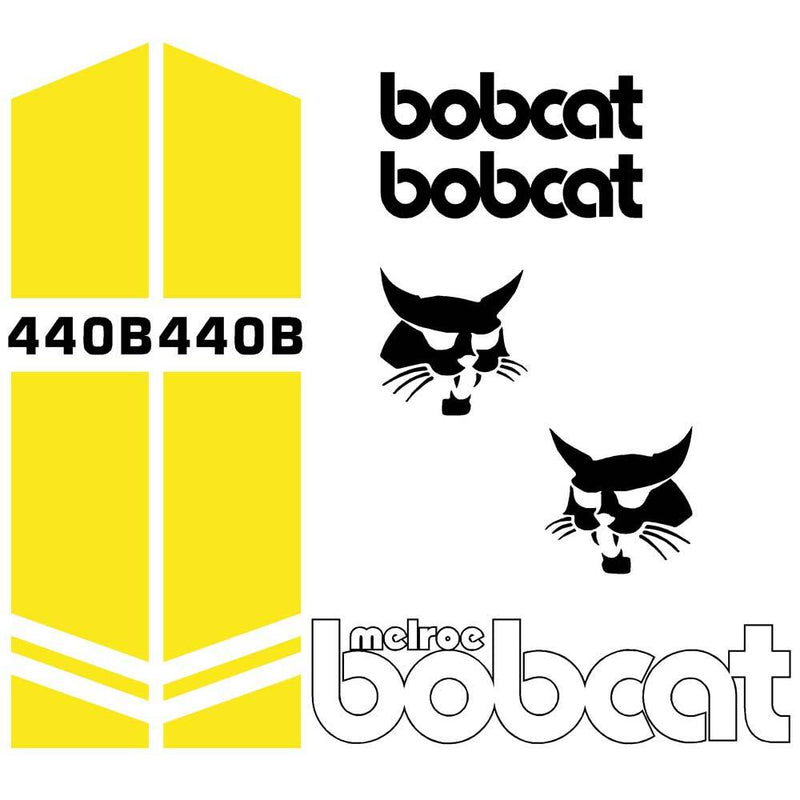Bobcat 440B Decal Set