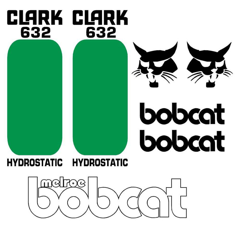 Bobcat 632 Decal Set