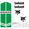 Bobcat Melroe 645 Decal Set