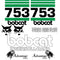 Bobcat Advantage 753 Decals Stickers