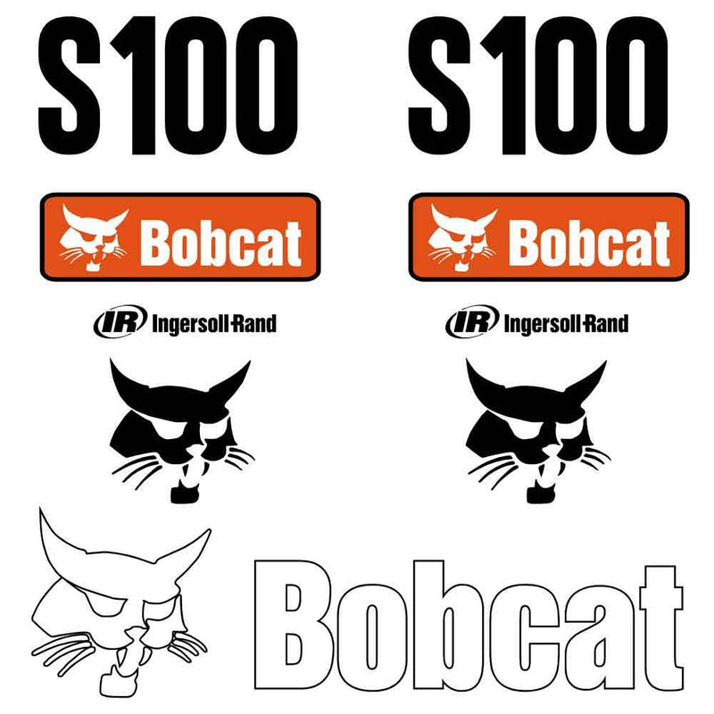 Bobcat S100 Decal Set