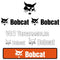 Bobcat V417 Decals Stickers Set