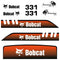 Bobcat IR 331 Decals Stickers - Old Style