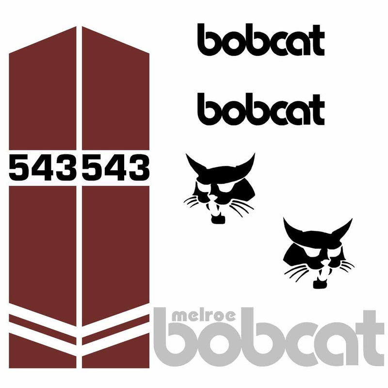 Bobcat 543 Decal Set