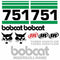 Bobcat 751 Decal Set (4)