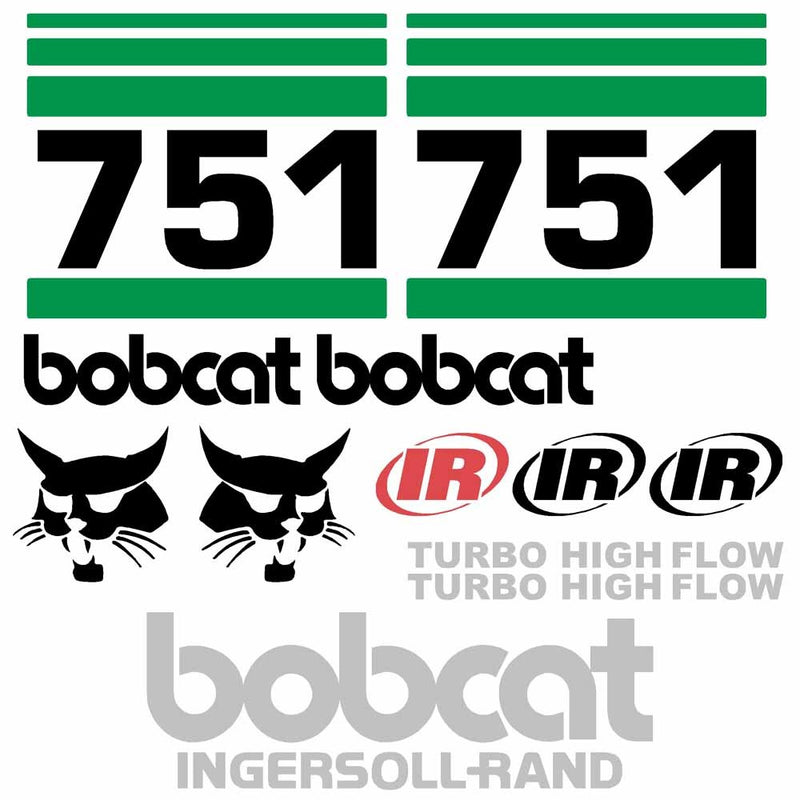 Bobcat 751 Decal Set (4)