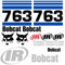 Bobcat 763 Decal Set (2)