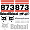 Bobcat 873 Decal Set (3)