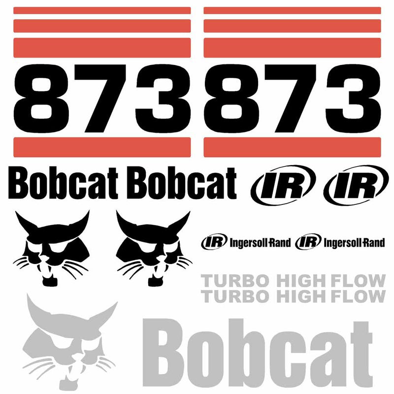 Bobcat 873 Decal Set (3)