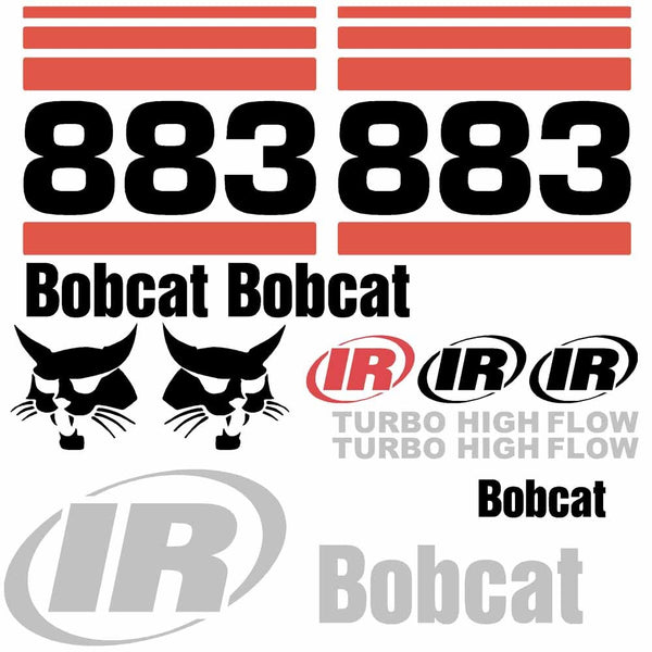 Bobcat 883 Decals Stickers 2
