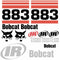 Bobcat 883 Decals Stickers 2