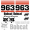 Bobcat 963 Decal Set 