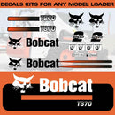 Bobcat T870 Decal Sticker Set