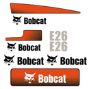Bobcat E26 Decals Stickers Set