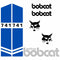 Bobcat 741 Decal Set Melroe