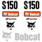 Bobcat S150 Decal Set