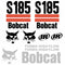 thumbnail image 2 of Bobcat S185 Skidsteer Decal Kit - Pre-03 Model - BCT Rear Door Stickers 2 of 3